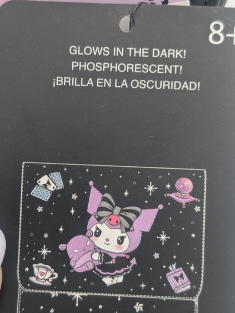Loungefly Kuromi Glow In The Dark Wallet NWT & Purple Kuromi Bling Pen - Picture 9 of 10